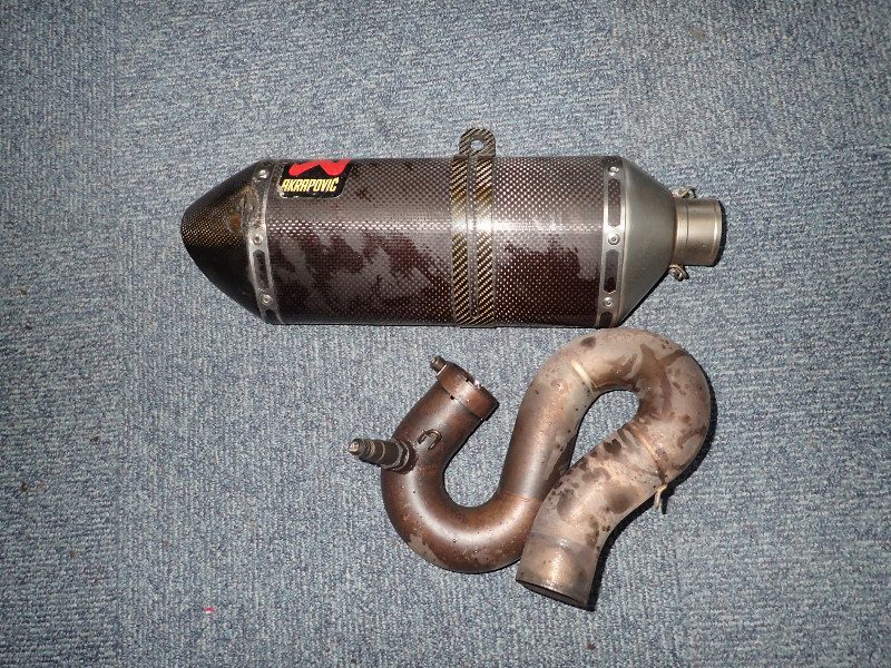 CBR1000RR AKRAPOVIC END CAN & LINK PIPE
