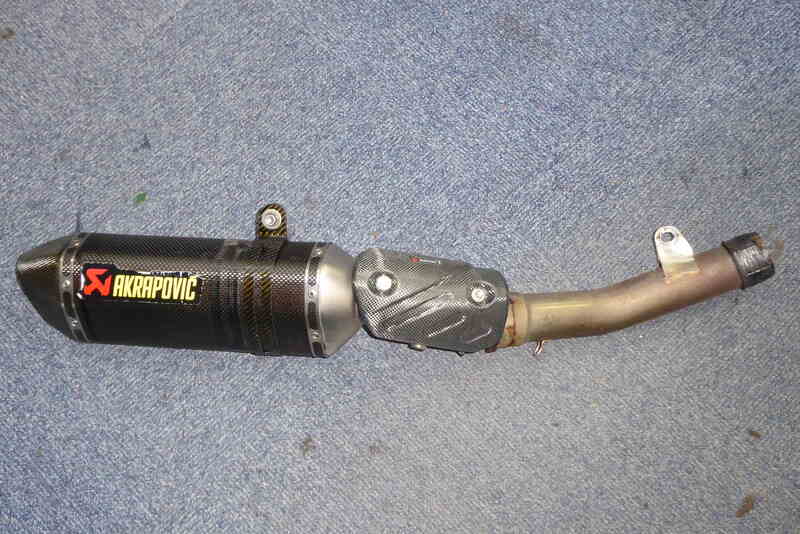 ZX6R AKRAPOVIC EXHAUST AND LINK PIPE 2009 2014